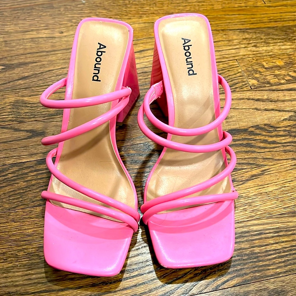 Pink sandals